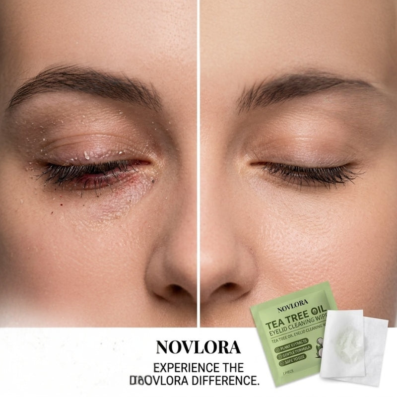 Tea Tree Oil Eyelid Cleaning Wipe x 100 pcs