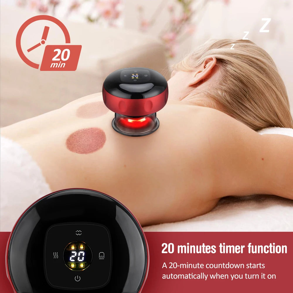 Smart Cupping and Red light Therapy Massage System Pro