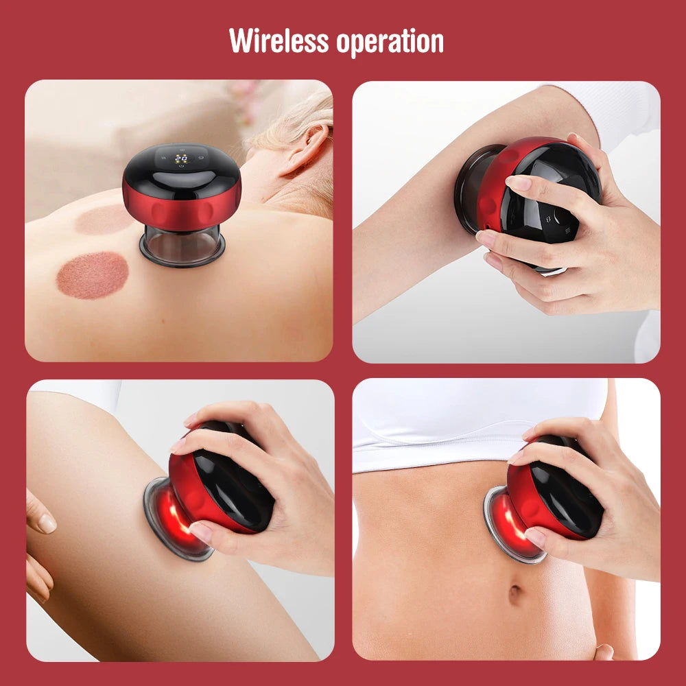 Smart Cupping and Red light Therapy Massage System Pro