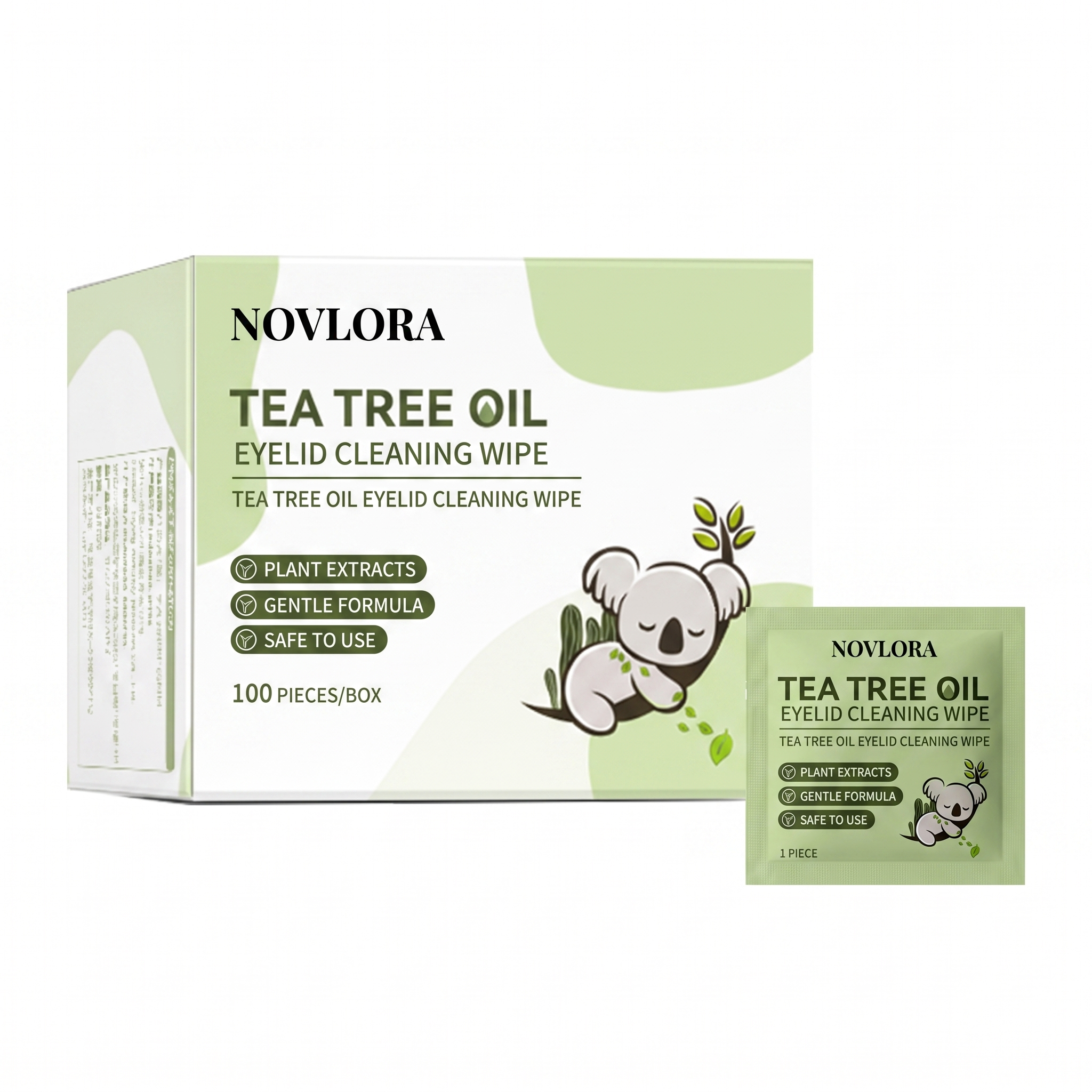 Tea Tree Oil Eyelid Cleaning Wipe